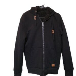 Buffalo David Bitton Black Lightweight Hooded Jacket